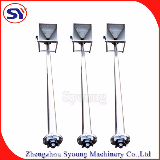 자동 입자 물질 처리 스크류 피더 컨베이어 제조업체